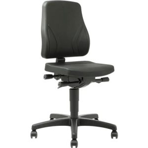 Drehstuhl All-In-One Trend 9633, mit Rollen, Integralschaum, schwarz Drehstuhl All-In-One Trend 9633, mit Rollen, Integralschaum, schwarz