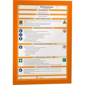 Durable Inforahmen Duraframe, DIN A4, 2 Stück, orange Durable Inforahmen Duraframe, DIN A4, 2 Stück, orange