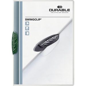 Durable Klemmmappe Swingclip, DIN A4, PP, mit Clip, grün Durable Klemmmappe Swingclip, DIN A4, PP, mit Clip, grün
