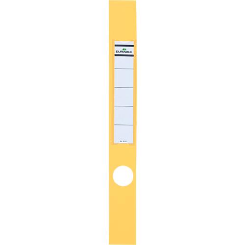 Durable Ordnerrückenschilder Ordofix, Rückenbreite 40 mm, selbstklebend, 10 Stück, gelb
