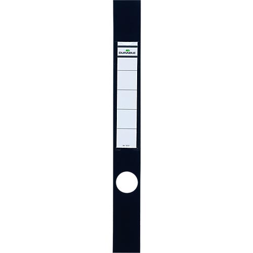 Durable Ordnerrückenschilder Ordofix, Rückenbreite 40 mm, selbstklebend, 10 Stück, schwarz