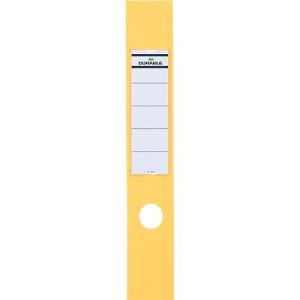Durable Ordnerrückenschilder Ordofix, Rückenbreite 60 mm, selbstklebend, 10 Stück, gelb Durable Ordnerrückenschilder Ordofix, Rückenbreite 60 mm, selbstklebend, 10 Stück, gelb
