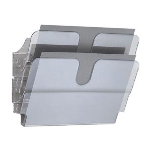 Durable Prospektspender Flexiplus, 2 Spender, A4, quer, transparent Durable Prospektspender Flexiplus, 2 Spender, A4, quer, transparent