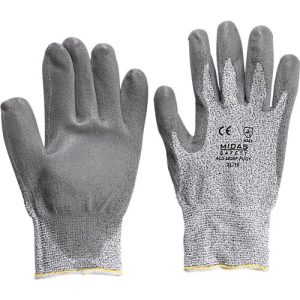 DYNEEMA® Schutzhandschuhe, EN 388 Kategorie II, Schnittschutzklasse 3, HDPE-Fase & PU-Beschichtung, grau, 1 Paar, Größe 8 DYNEEMA® Schutzhandschuhe, EN 388 Kategorie II, Schnittschutzklasse 3, HDPE-Fase & PU-Beschichtung, grau, 1 Paar, Größe 8
