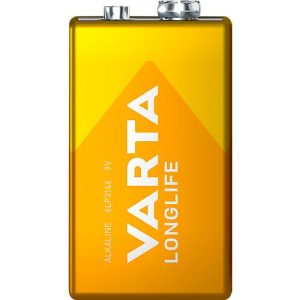 E-Block Batterie VARTA Longlife, 9 V, besonders lange Lebensdauer, 1 Stück, Alkali Mangan E-Block Batterie VARTA Longlife, 9 V, besonders lange Lebensdauer, 1 Stück, Alkali Mangan