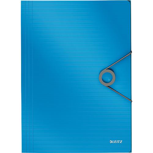 Eckspannermappe Leitz Solid, Format DIN A4, für bis zu 150 Blatt, hellblau
