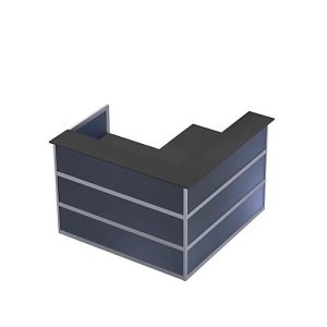 Ecktheke Tool, B 1500 x T 1500 x H 1100 mm, anthrazit/Kunstglas anthrazit Ecktheke Tool, B 1500 x T 1500 x H 1100 mm, anthrazit/Kunstglas anthrazit