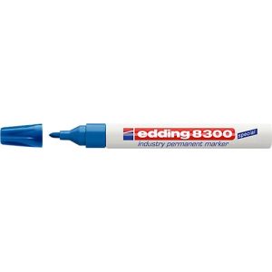 edding 8300 industry permanent marker, blau, 1 Stück