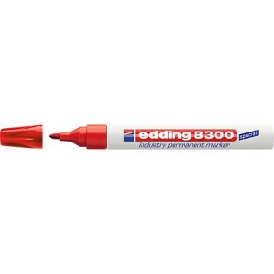 edding 8300 industry permanent marker, rot, 10 Stück edding 8300 industry permanent marker, rot, 10 Stück