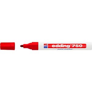 EDDING Lackmarker 750, 2-4 mm, rot, 1 Stück