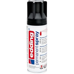 edding Spray 5200, 200 ml, Premium-Acryllack matt, Sprühbreite ca. 50-60 mm, schwarz matt edding Spray 5200, 200 ml, Premium-Acryllack matt, Sprühbreite ca. 50-60 mm, schwarz matt