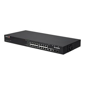 Edimax GS-5216PLC – Switch – Smart – 16 x 10/100/1000 + 2 x Combo Gigabit SFP/RJ-45 (Uplink) – an Rack montierbar – PoE+ (280 W) Edimax GS-5216PLC – Switch – Smart – 16 x 10/100/1000 + 2 x Combo Gigabit SFP/RJ-45 (Uplink) – an Rack montierbar – PoE+ (280 W)