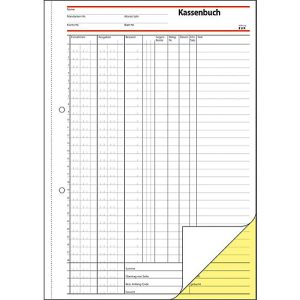 EDV-Kassenbuch Sigel SD056, selbstdurchschreibend, DIN A4, 2 x 40 Blatt EDV-Kassenbuch Sigel SD056, selbstdurchschreibend, DIN A4, 2 x 40 Blatt