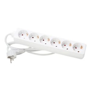 EFB-Elektronik – Steckdosenleiste – 250 V – Eingabe, Eingang power CEE 7/7 – Ausgangsanschlüsse: 6 (6 x CEE 7/5) – 1.4 m Schnur EFB-Elektronik – Steckdosenleiste – 250 V – Eingabe, Eingang power CEE 7/7 – Ausgangsanschlüsse: 6 (6 x CEE 7/5) – 1.4 m Schnur