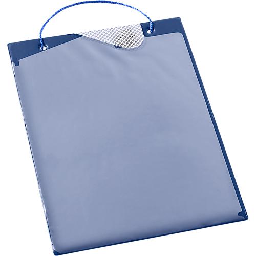 EICHNER Auftragstasche Plus, Klettverschluss und Schlüsselfach, für DIN A4 Dokumente, blau, 10 Stück