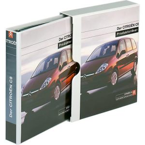 EICHNER Präsentations-Schuber+Ringbuch, A4, 4-Ring-Mechanik, Rückenbreite 80mm