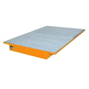 Einhängewannen für Palettenregal Typ EHW 1800, orange RAL2000 Einhängewannen für Palettenregal Typ EHW 1800, orange RAL2000