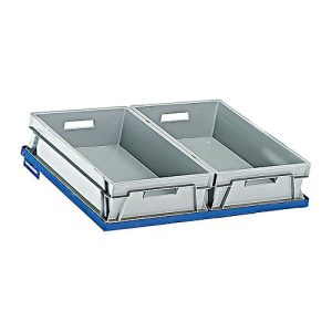 Einlegeboden Stahlrahmen für Kästen im Euromaß, B 620 x T 410 mm Einlegeboden Stahlrahmen für Kästen im Euromaß, B 620 x T 410 mm
