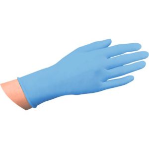 Einmalhandschuhe Medi-Inn® PS Latex Blue Grip, für links/rechts, puderfrei, nicht steril, lebensmittelgeeignet, Größe M, Naturlatex, blau, 100 Stück Einmalhandschuhe Medi-Inn® PS Latex Blue Grip, für links/rechts, puderfrei, nicht steril, lebensmittelgeeignet, Größe M, Naturlatex, blau, 100 Stück
