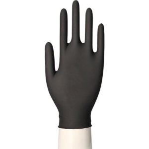 Einmalhandschuhe WORK-INN, für links & rechts, puderfrei, nicht steril, lebensmittelgeeignet, Größe M, Naturlatex, schwarz, 100 Stück Einmalhandschuhe WORK-INN, für links & rechts, puderfrei, nicht steril, lebensmittelgeeignet, Größe M, Naturlatex, schwarz, 100 Stück