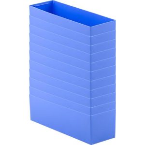 Einsatzkasten EK 6022 L, PP, blau, 10 Stück Einsatzkasten EK 6022 L, PP, blau, 10 Stück