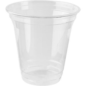 Einweg-Trinkbecher, nur für Kaltgetränke, umweltfreundliches PLA, Volumen 200 ml, H 95,9 x ø 95 mm, 80 Stück, transp. Einweg-Trinkbecher, nur für Kaltgetränke, umweltfreundliches PLA, Volumen 200 ml, H 95,9 x ø 95 mm, 80 Stück, transp.