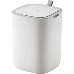 EKO Morandi Smart Sensor-Abfalleimer, Kunststoff, Touch-Bedienfeld, geruchsneutraler Dichtungsring, B 249 x T 249 x H 337 mm, 12 Liter, weiß EKO Morandi Smart Sensor-Abfalleimer, Kunststoff, Touch-Bedienfeld, geruchsneutraler Dichtungsring, B 249 x T 249 x H 337 mm, 12 Liter, weiß