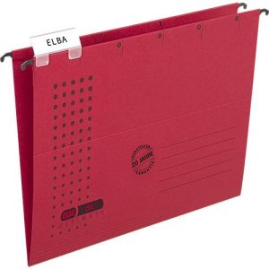 ELBA chic® ULTIMATE Hängemappen, für Formate bis DIN A4, seitlich offen, rot ELBA chic® ULTIMATE Hängemappen, für Formate bis DIN A4, seitlich offen, rot