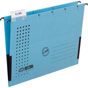 ELBA chic® ULTIMATE Hängetasche, für Formate bis DIN A4, Recyclingkarton, 25 Stück, blau ELBA chic® ULTIMATE Hängetasche, für Formate bis DIN A4, Recyclingkarton, 25 Stück, blau