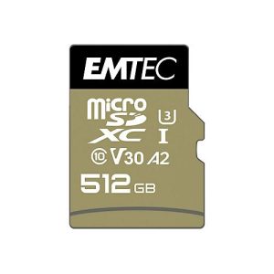 EMTEC SpeedIN‘ PRO – Flash-Speicherkarte – 512 GB – microSDXC UHS-I