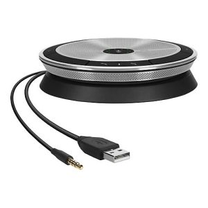 EPOS EXPAND SP 20 – Smarte Freisprecheinrichtung – kabelgebunden – USB, 3,5 mm Stecker – Schwarz, Silber – Zertifiziert für Skype für Unternehmen EPOS EXPAND SP 20 – Smarte Freisprecheinrichtung – kabelgebunden – USB, 3,5 mm Stecker – Schwarz, Silber – Zertifiziert für Skype für Unternehmen