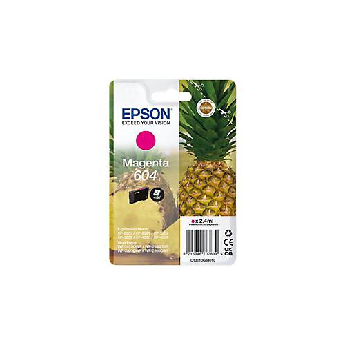 Epson 604 Singlepack - 2.4 ml - Magenta - original - Blisterverpackung - Tintenpatrone