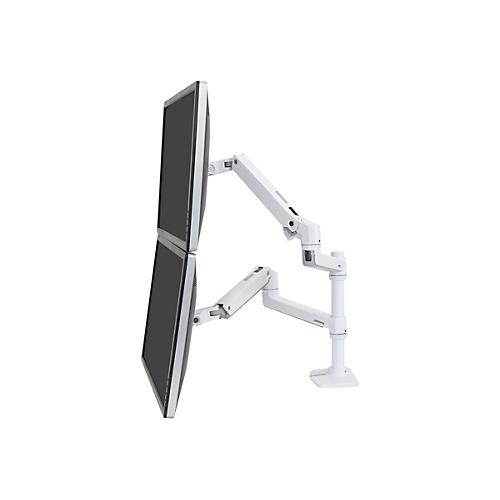 Ergotron LX - Befestigungskit - für 2 LCD-Displays - weiß