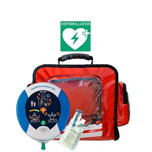 Erste-Hilfe-& Defibrillator-Wandtasche, für HeartSine Defibrillatoren & Erste-Hilfe-Materialien, leer, 8 Staufächer, B 400 x T 250 x H 350 mm, rot Erste-Hilfe-& Defibrillator-Wandtasche, für HeartSine Defibrillatoren & Erste-Hilfe-Materialien, leer, 8 Staufächer, B 400 x T 250 x H 350 mm, rot