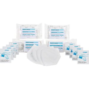 Erste-Hilfe Ergänzungsset Söhngen® gemäß DIN 13169, 96-teilig, Verbände, Feuchttücher & FFP2-Masken, weiß Erste-Hilfe Ergänzungsset Söhngen® gemäß DIN 13169, 96-teilig, Verbände, Feuchttücher & FFP2-Masken, weiß