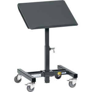 ESD-Materialständer, mit Rollen, höhenverstellbar, 15 °/30 ° neigbar, Stahl, L 510 x B 410 x H 500-755 mm ESD-Materialständer, mit Rollen, höhenverstellbar, 15 °/30 ° neigbar, Stahl, L 510 x B 410 x H 500-755 mm