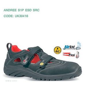 ESD-Sicherheitssandale U-Power Andree, S1P, Alukappe, Größe 39 ESD-Sicherheitssandale U-Power Andree, S1P, Alukappe, Größe 39