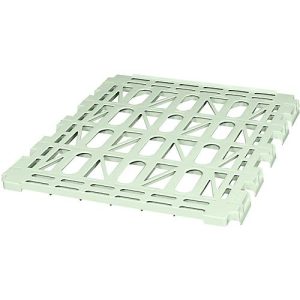 Etagenboden, Kunststoff, für 2-seitige Rollbox, grau Etagenboden, Kunststoff, für 2-seitige Rollbox, grau