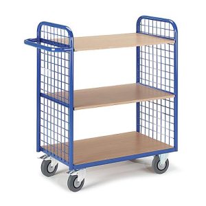 Etagenwagen, m. Gitterwänden, 2-seitig, 37 kg Etagenwagen, m. Gitterwänden, 2-seitig, 37 kg