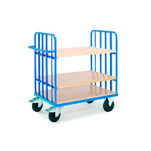 Etagenwagen mit Schiebegriff, 1000 x 700 mm, mit variabler Einteilung für Etagenböden Etagenwagen mit Schiebegriff, 1000 x 700 mm, mit variabler Einteilung für Etagenböden