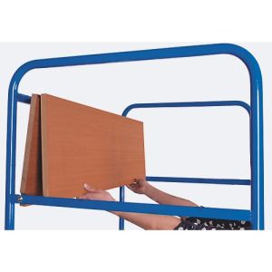 Etagenwagen, Stahl/MDF-Platte, Enzianblau/Buche-Dekor, 4 Etagen, 975 x 700 mm, EasySTOP, bis 500 kg Etagenwagen, Stahl/MDF-Platte, Enzianblau/Buche-Dekor, 4 Etagen, 975 x 700 mm, EasySTOP, bis 500 kg