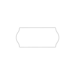 Etiketten mit Wellenrand, 22 x 12 mm, 10 Rollen, weiß (ablösbar)