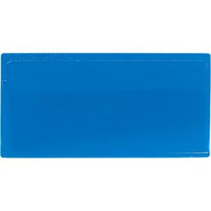Etikettentasche Label PLUS, magnetisch, 50×110, blau