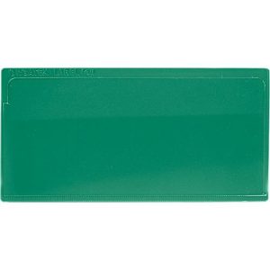 Etikettentasche Label PLUS, selbstklebend, 80×160, grün
