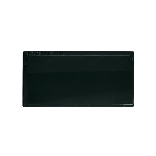 Etikettentasche Label PLUS, selbstklebend, 80x160, schwarz