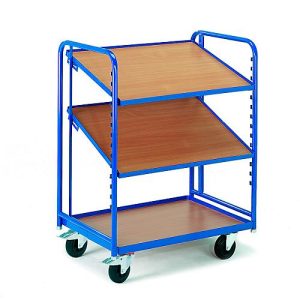 Eurokastenwagen mit Holzböden, 410 x 620 mm Eurokastenwagen mit Holzböden, 410 x 620 mm