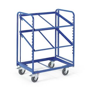 Eurokastenwagen, mit offenem Rahmen, Ladefläche 1240 x 620 mm, Tragkraft 200 kg Eurokastenwagen, mit offenem Rahmen, Ladefläche 1240 x 620 mm, Tragkraft 200 kg