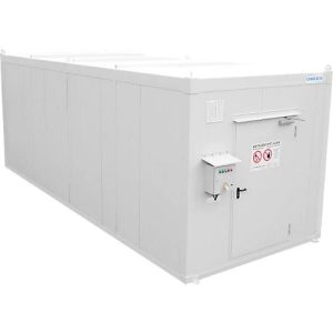 F-SAFE Gefahrstoffcontainer F90 BLS 24120 DIBt, isoliert, RAL 9002 grauweiß, B 12110 x T 2443 x H 2549 mm, 3300 l Auffangvolumen F-SAFE Gefahrstoffcontainer F90 BLS 24120 DIBt, isoliert, RAL 9002 grauweiß, B 12110 x T 2443 x H 2549 mm, 3300 l Auffangvolumen