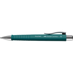 Faber-Castell Druckkugelschreiber Poly Ball XB, XB-Mine, emeraldgreen Faber-Castell Druckkugelschreiber Poly Ball XB, XB-Mine, emeraldgreen