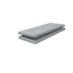 Fachboden, für Steckregal, 800 x 350 mm, verzinkt, 2 Stück Fachboden, für Steckregal, 800 x 350 mm, verzinkt, 2 Stück